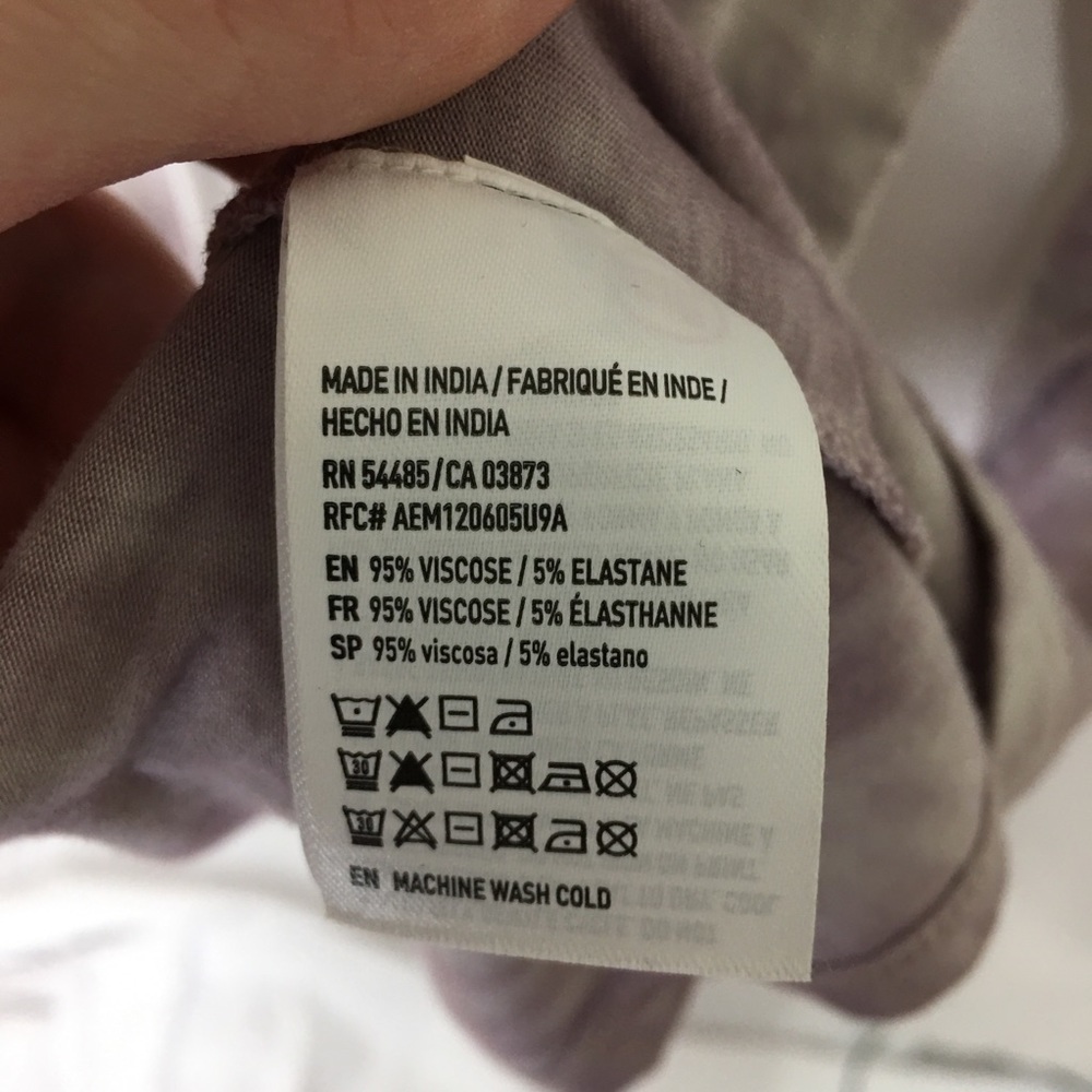 AMERICAN EAGLE tie dye soft & sexy long sleeve R4 - Picture 4 of 5